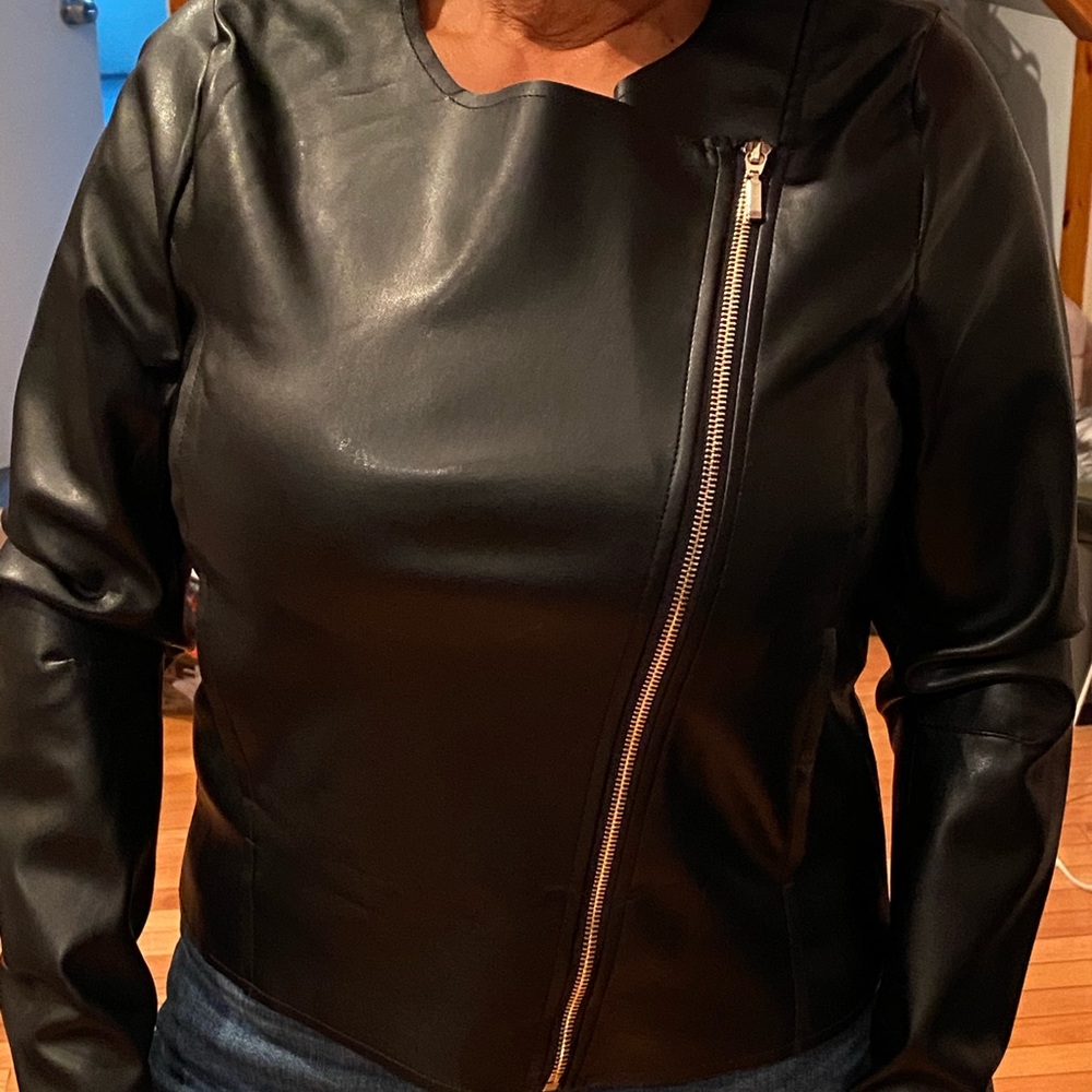 Worthington Zip front Jacket black size S - Picture 5 of 8